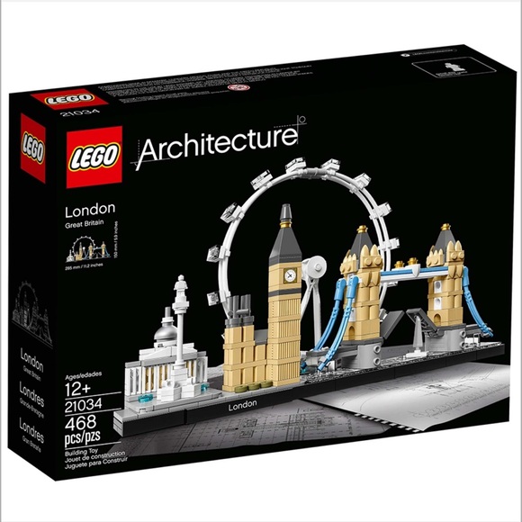 Lego Other - LEGO Architecture London Skyline in Tan, Blue & Black